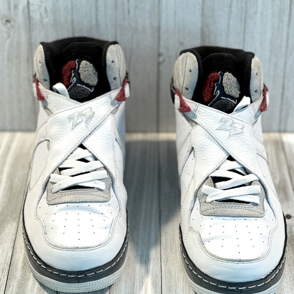 Nike Air Jordan Fusion 8 Retro Bugs Bunny Shoes 384522-101 White Mens Size 11.5